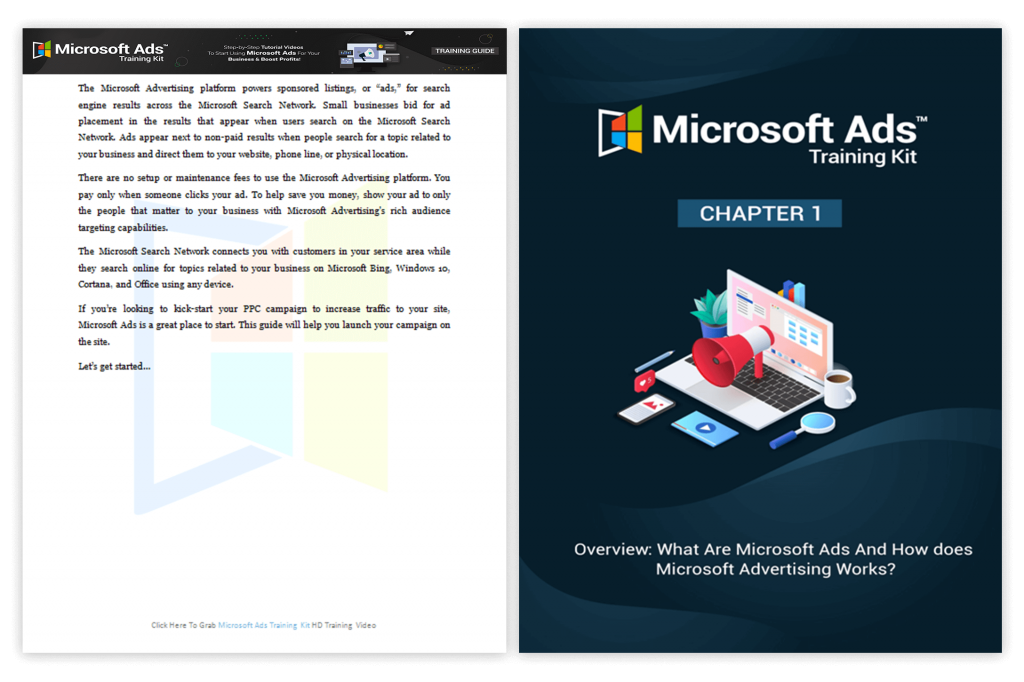 Microsoft Ads Training Kit Training Guide 1