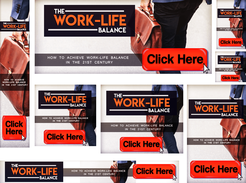 The Work Life Balance Banners