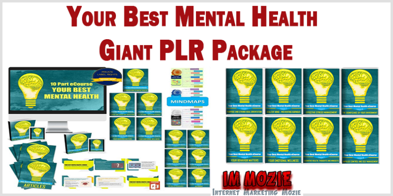 Your Best Mental Health Giant PLR Package Review Your Best Mental Health Giant PLR Package Review