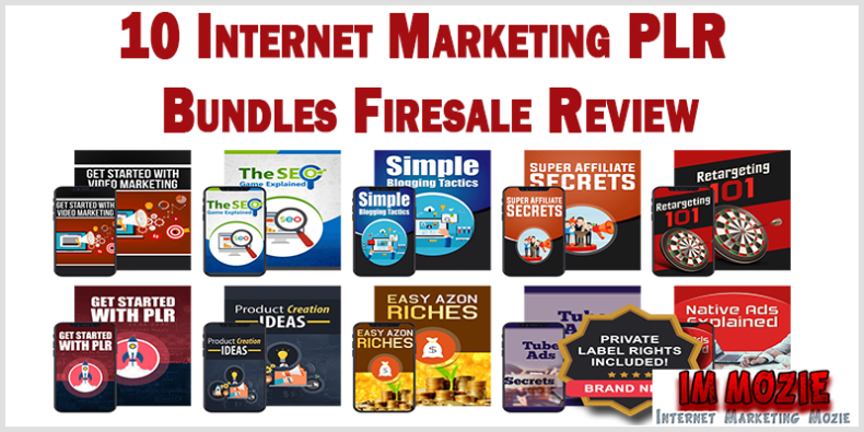 10 Internet Marketing PLR Bundles Firesale Review