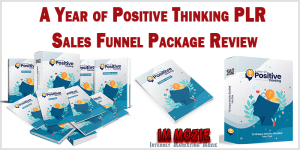 A Year of Positive Thinking PLR Sales Funnel Package Review