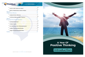 A Year of Positive Thinking Training Guide 2