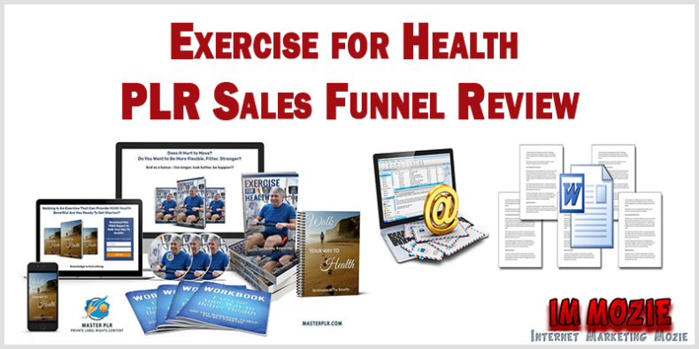 Exercise for Health PLR Sales Funnel Review