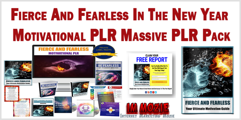 Fierce And Fearless In The New Year Motivational PLR Massive PLR Pack Review Fierce And Fearless In The New Year Motivational PLR Massive PLR Pack Review