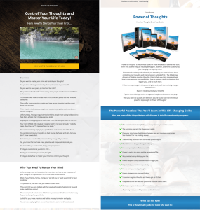 Power Of Thoughts Sales Letter