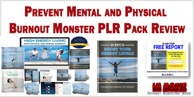 Prevent Mental and Physical Burnout Monster PLR Pack Review Prevent Mental and Physical Burnout Monster PLR Pack Review