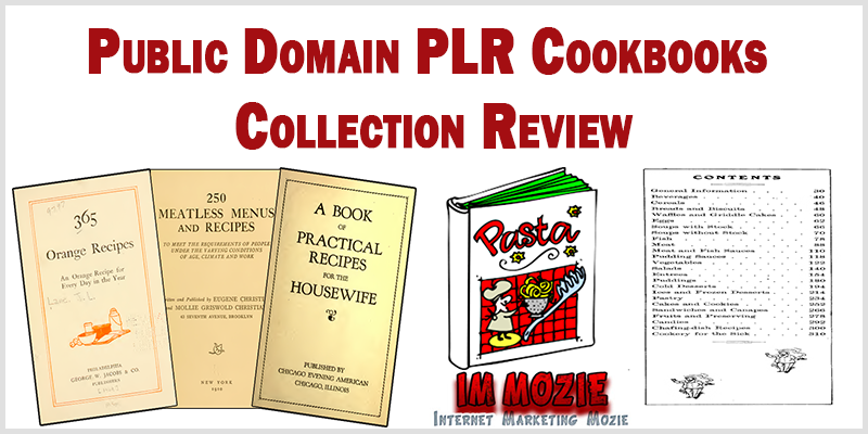 Public Domain PLR Cookbooks Collection Review