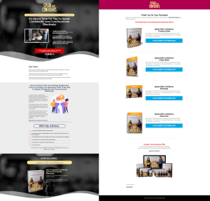 Speak With Confidence Sales Page