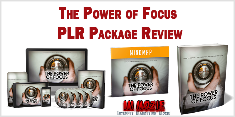 The Power of Focus PLR Package Review