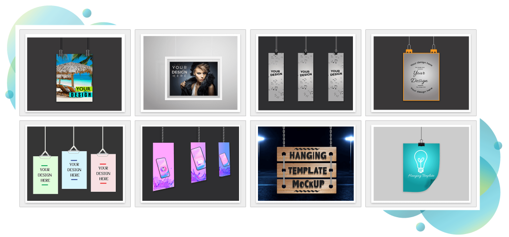 Visuals Blowout Hanging Templates