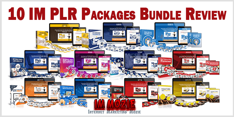 10 IM PLR Packages Bundle Review