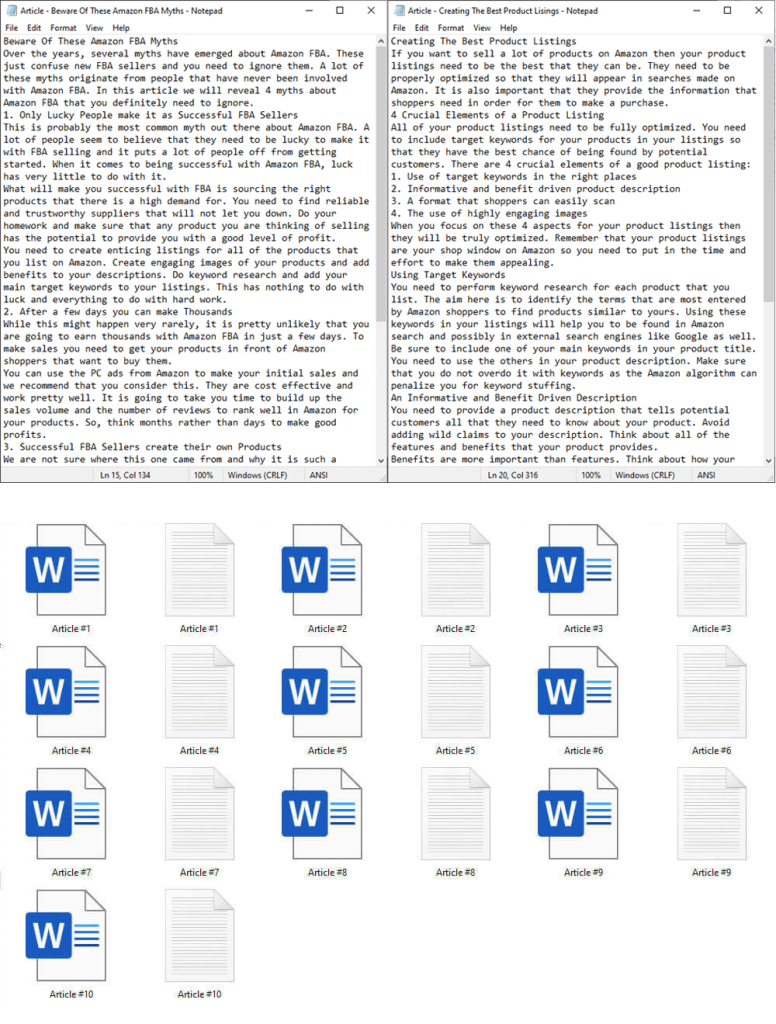 Amazon FBA Articles