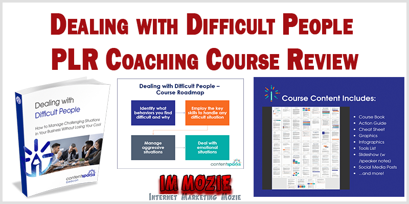 Dealing with Difficult People PLR Coaching Course Review