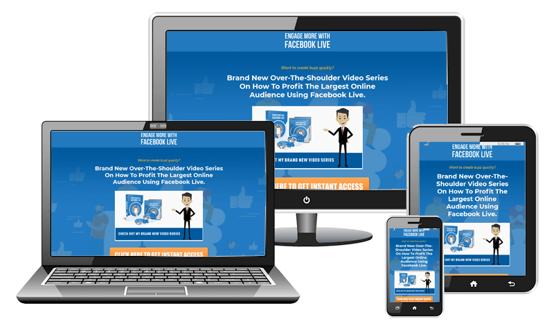Engage More With Facebook Live Adaptive Mobile Friendly Website