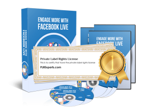 Engage More With Facebook Live Product License Certificates