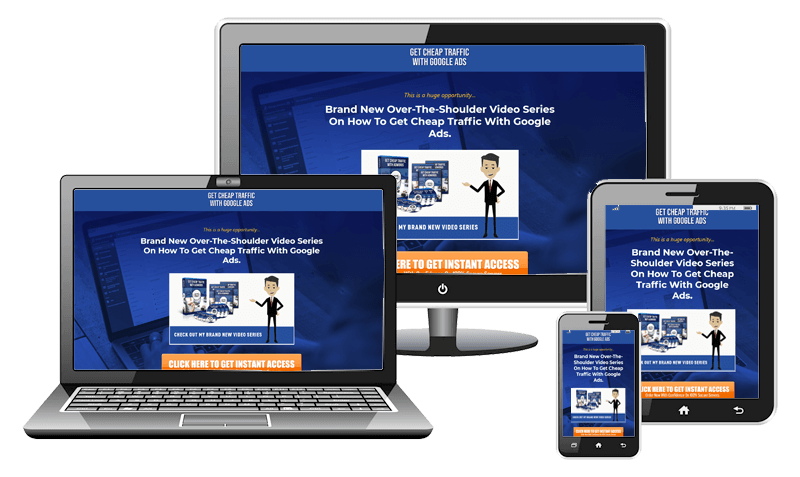 Get Cheap Traffic With Google Ads Adaptive Mobile Friendly Website
