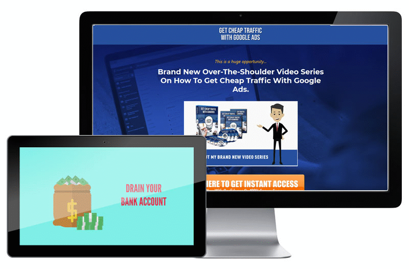 Get Cheap Traffic With Google Ads Hypnotic Sales Video Promo