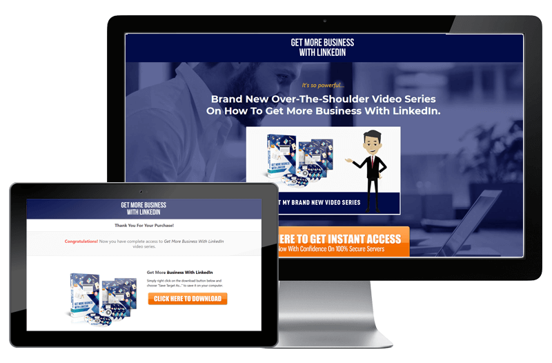Get More Business With LinkedIn Sales Letter Thank You Page