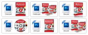 Get Visitors With Pinterest Editable Photoshop Graphics