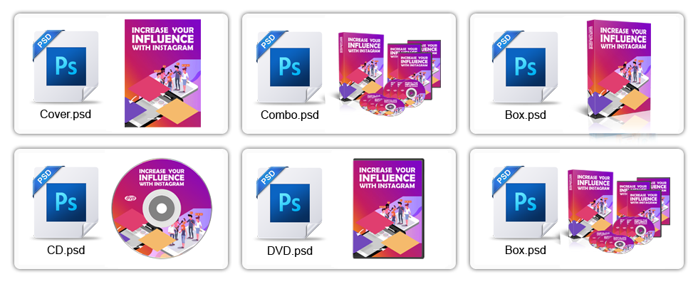 Increase Your Influence With Instagram Editable Photoshop Graphics