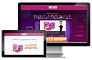 Increase Your Influence With Instagram Sales Letter Thank You Page