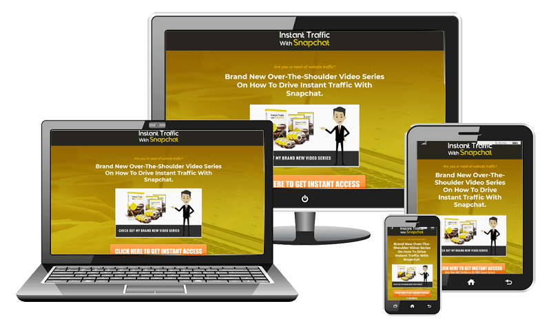 Instant Traffic With Snapchat Adaptive Mobile Friendly Website