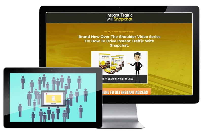 Instant Traffic With Snapchat Hypnotic Sales Video Promo
