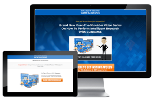 Intelligent Research With Buzzsumo Sales Letter Thank You Page