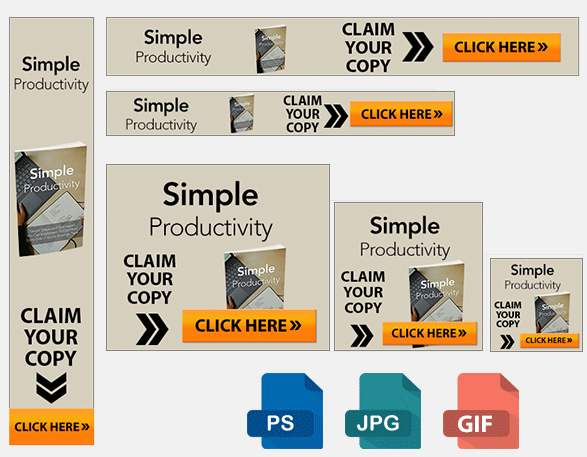 Simple Productivity Banners