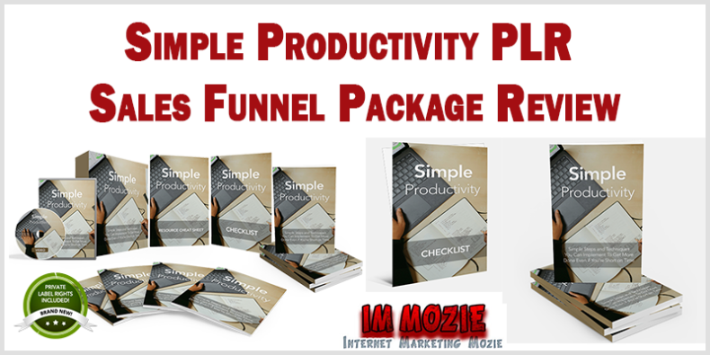 Simple Productivity PLR Sales Funnel Package Review Simple Productivity PLR Sales Funnel Package Review