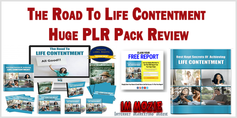 The Road To Life Contentment Huge PLR Pack Review