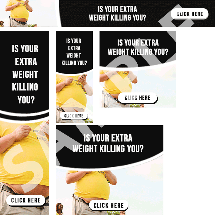 Bitter Truth About Obesity Banners