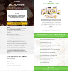 Bitter Truth About Obesity Sales Letter