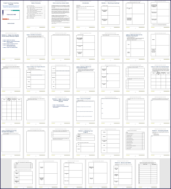 Create Your Group Coaching Program Action Guide