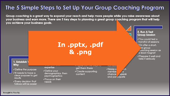 Create Your Group Coaching Program Infographic