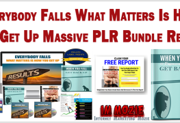Everybody Falls What Matters Is How You Get Up Massive PLR Bundle Review