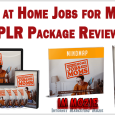 Stay at Home Jobs for Moms PLR Package Review