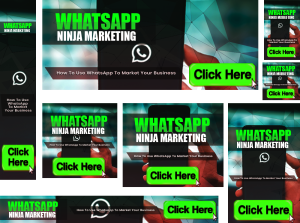 WhatsApp Ninja Marketing Banners
