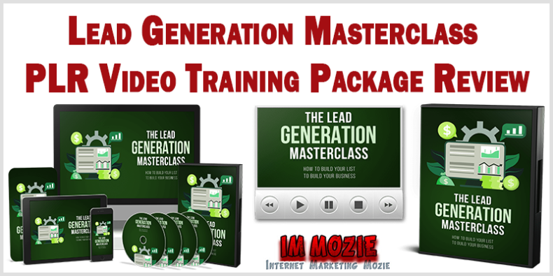 Lead Generation Masterclass PLR Video Training Package Review