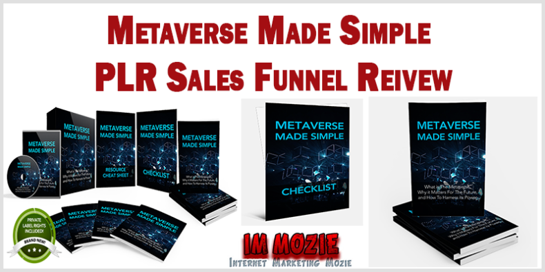 Metaverse Made Simple PLR Sales Funnel Review Metaverse Made Simple PLR Sales Funnel Reivew
