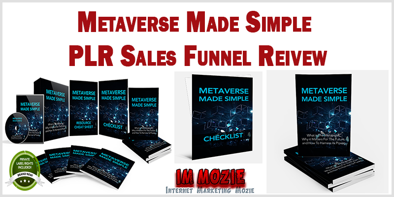 Metaverse Made Simple PLR Sales Funnel Reivew