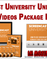 Screencast University Unrestricted PLR Videos Package Reivew