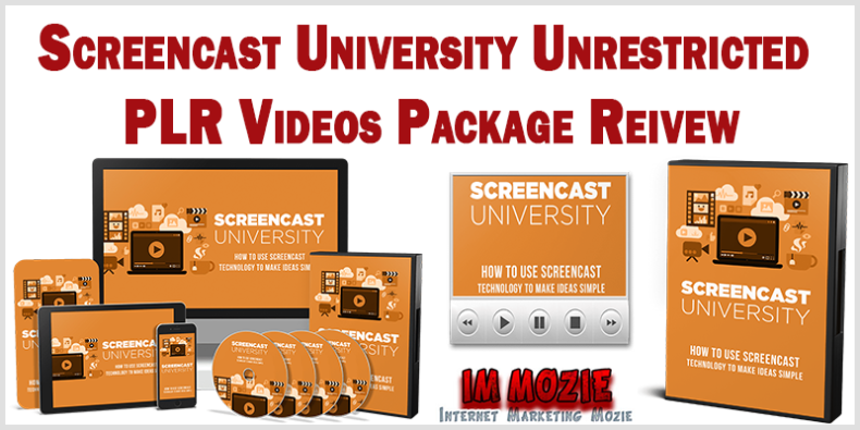 Screencast University Unrestricted PLR Videos Package Review Screencast University Unrestricted PLR Videos Package Reivew