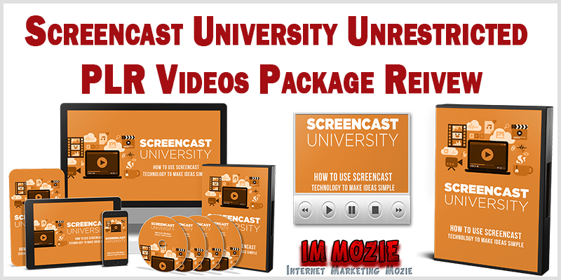 Screencast University Unrestricted PLR Videos Package Review