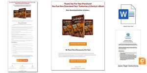 Sedentary Lifestyle PLR eBook Sales Page and Download Page