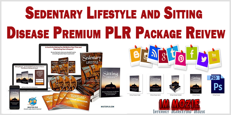 Sedentary Lifestyle and Sitting Disease Premium PLR Package Review
