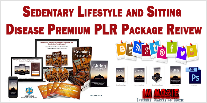 Sedentary Lifestyle and Sitting Disease Premium PLR Package Reivew