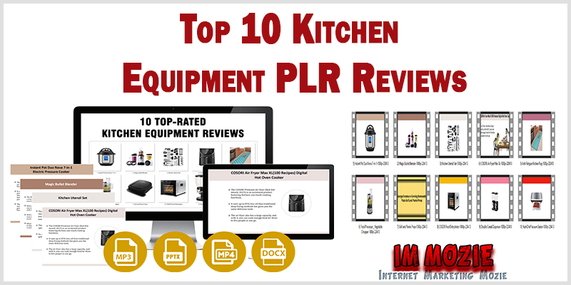 Top 10 Kitchen Equipment PLR Reviews