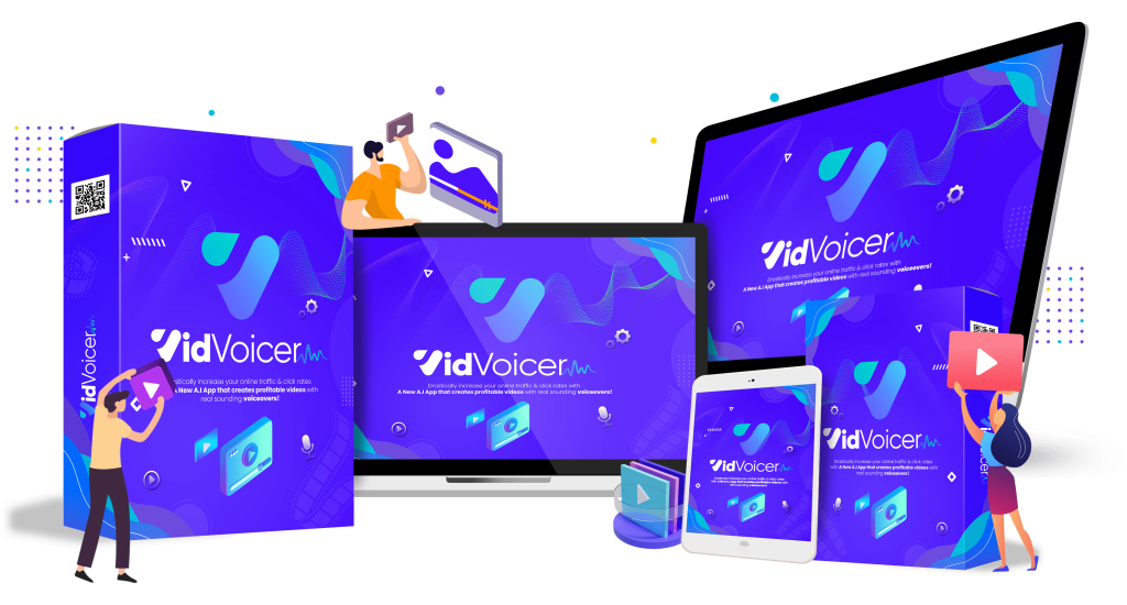 Vidvoicer HD Videos and AI Voiceovers Creation Tool Bundle