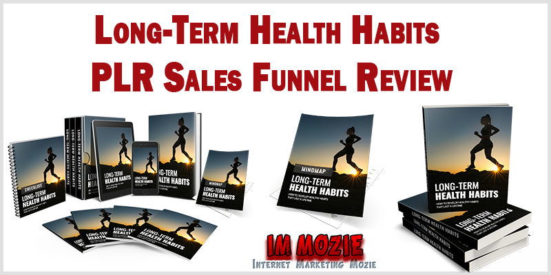 Long Term Health Habits PLR Sales Funnel Review